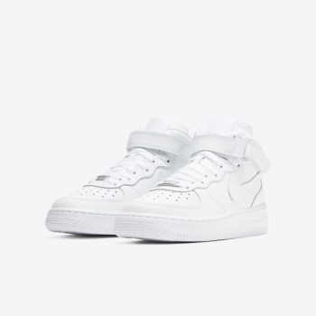 Nike Air Force 1 Mid 06 - Nagyobb Gyerek Utcai Cipő - Fehér/Fehér